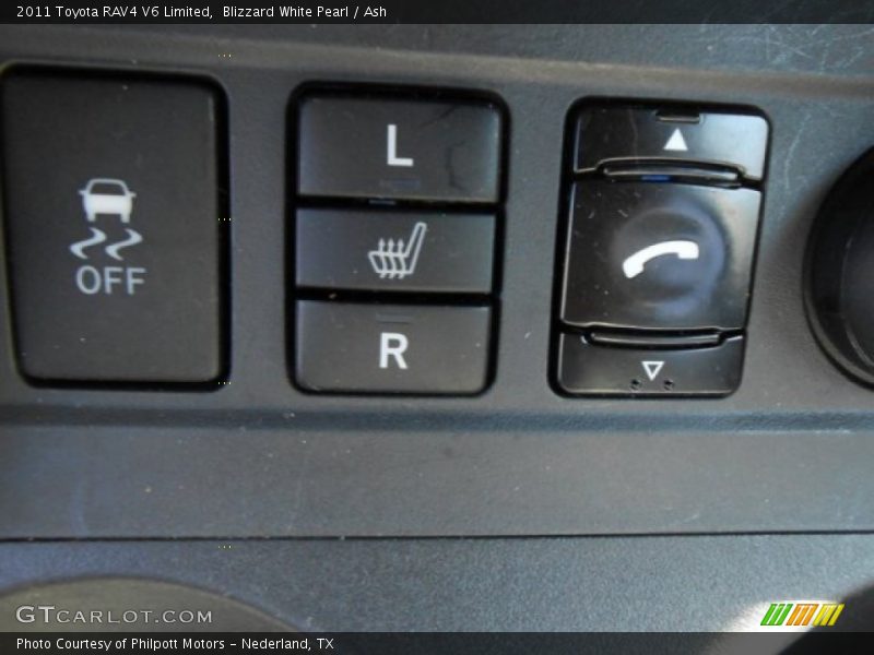 Blizzard White Pearl / Ash 2011 Toyota RAV4 V6 Limited