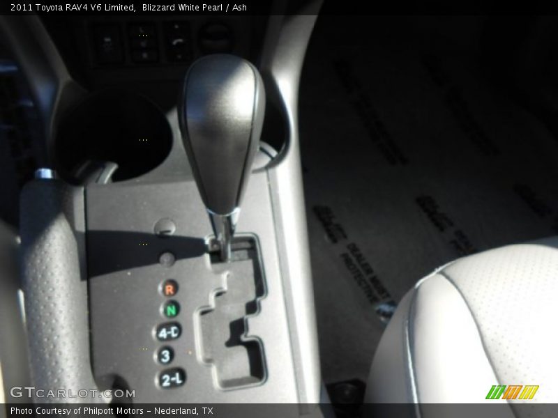 Blizzard White Pearl / Ash 2011 Toyota RAV4 V6 Limited