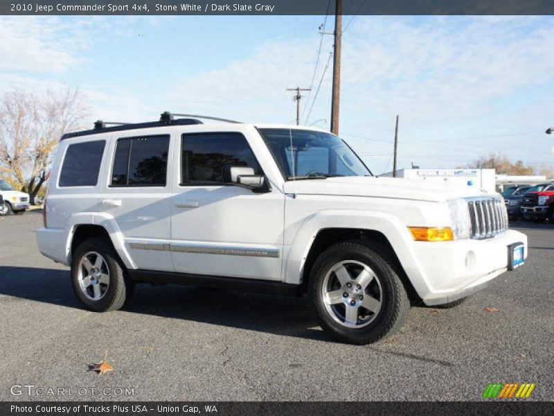 Stone White / Dark Slate Gray 2010 Jeep Commander Sport 4x4