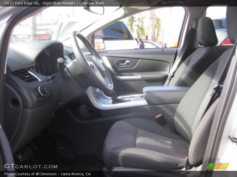 Ingot Silver Metallic / Charcoal Black 2012 Ford Edge SEL