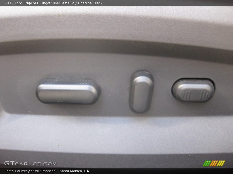 Ingot Silver Metallic / Charcoal Black 2012 Ford Edge SEL