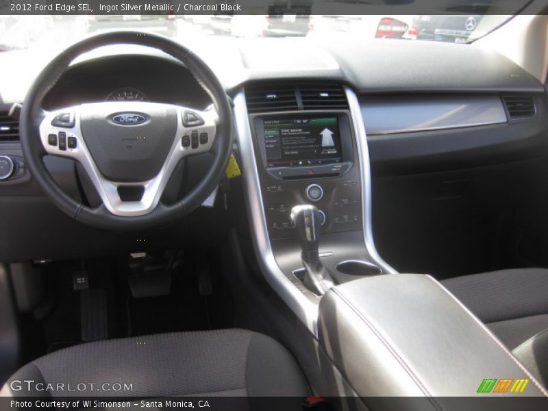 Ingot Silver Metallic / Charcoal Black 2012 Ford Edge SEL