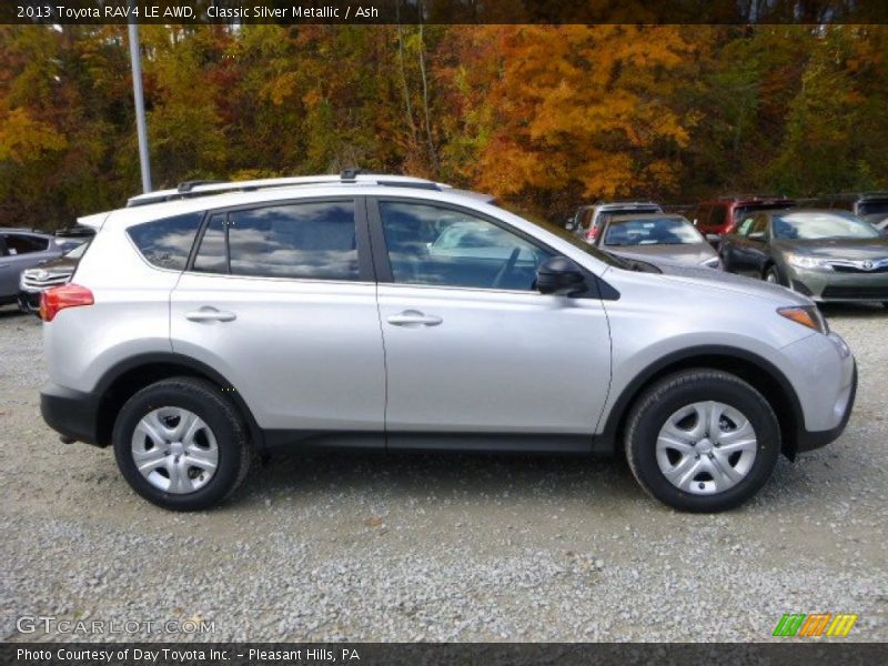 Classic Silver Metallic / Ash 2013 Toyota RAV4 LE AWD