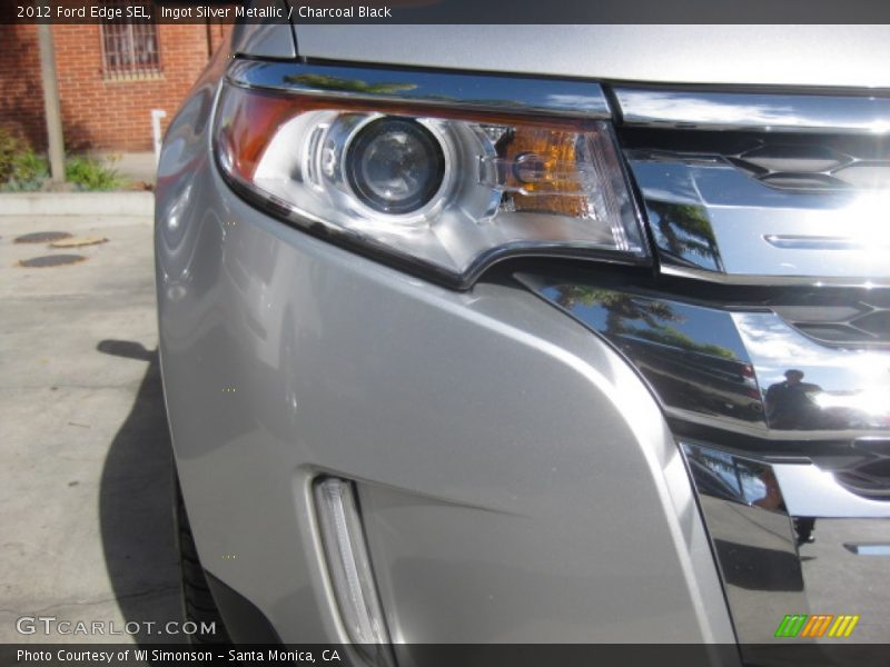 Ingot Silver Metallic / Charcoal Black 2012 Ford Edge SEL
