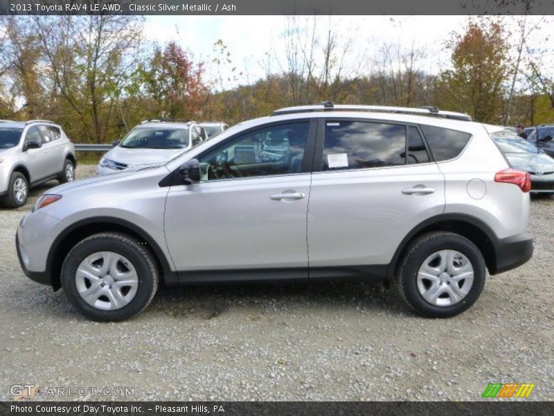 Classic Silver Metallic / Ash 2013 Toyota RAV4 LE AWD