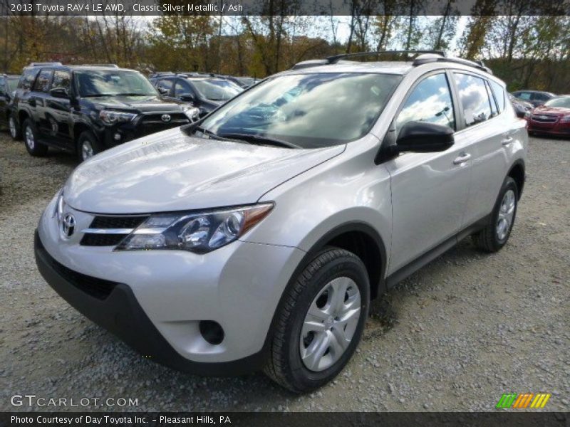 Classic Silver Metallic / Ash 2013 Toyota RAV4 LE AWD