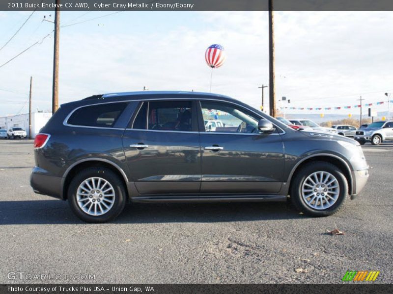 Cyber Gray Metallic / Ebony/Ebony 2011 Buick Enclave CX AWD