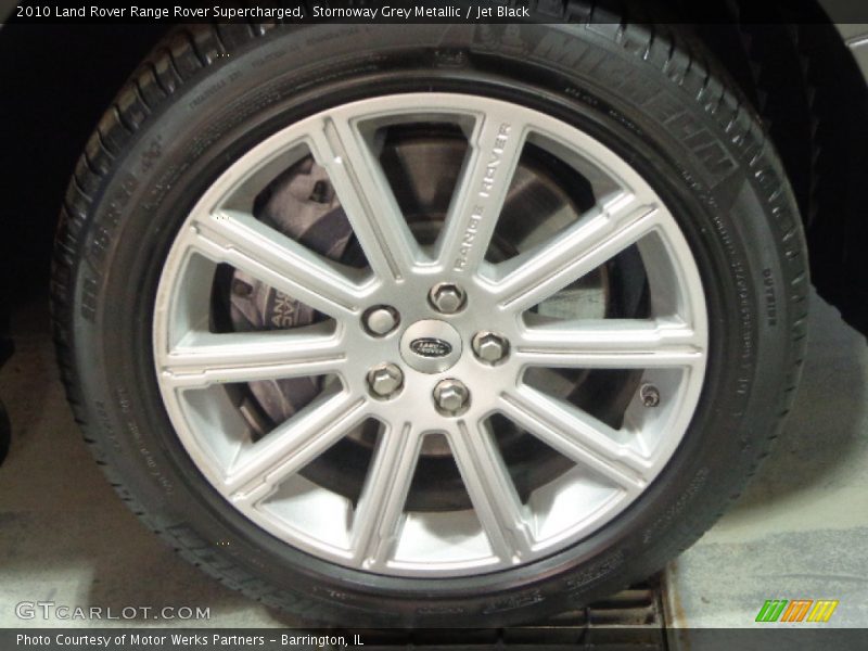 Stornoway Grey Metallic / Jet Black 2010 Land Rover Range Rover Supercharged