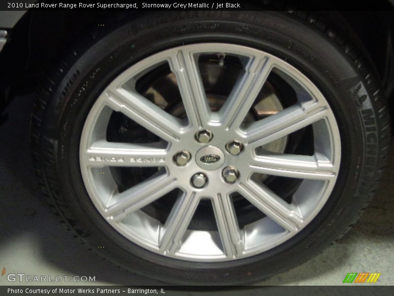 Stornoway Grey Metallic / Jet Black 2010 Land Rover Range Rover Supercharged