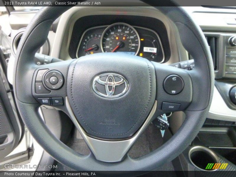 Classic Silver Metallic / Ash 2013 Toyota RAV4 LE AWD