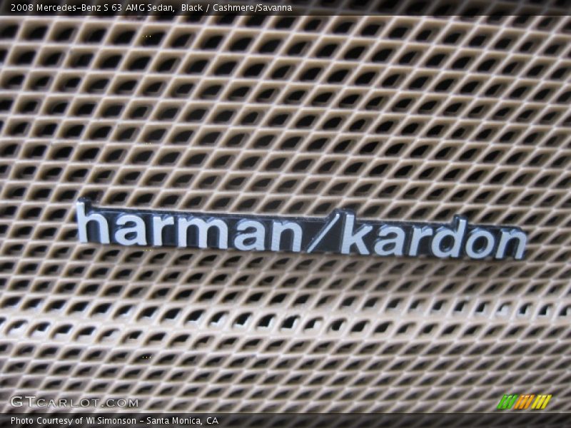 Black / Cashmere/Savanna 2008 Mercedes-Benz S 63 AMG Sedan