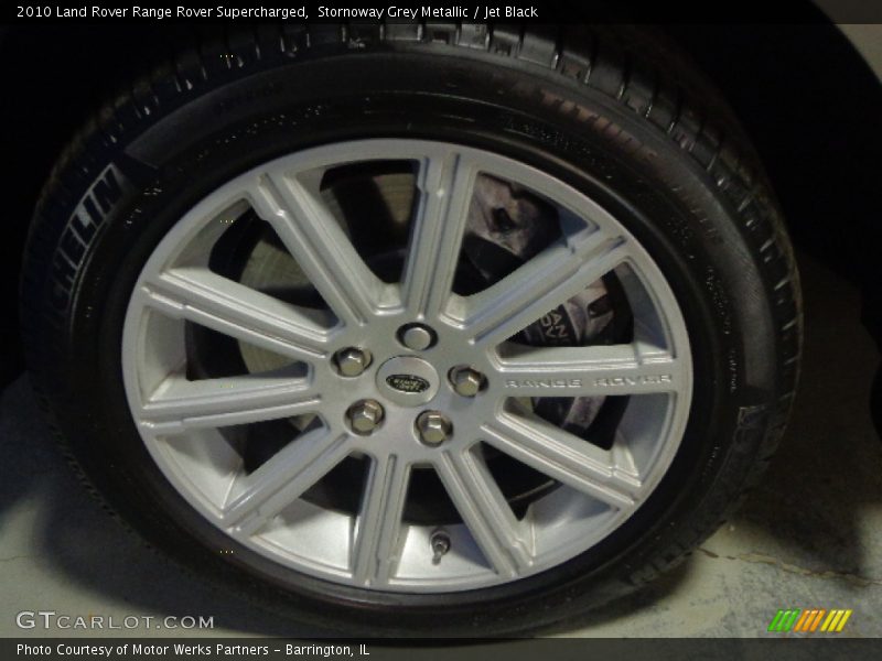 Stornoway Grey Metallic / Jet Black 2010 Land Rover Range Rover Supercharged