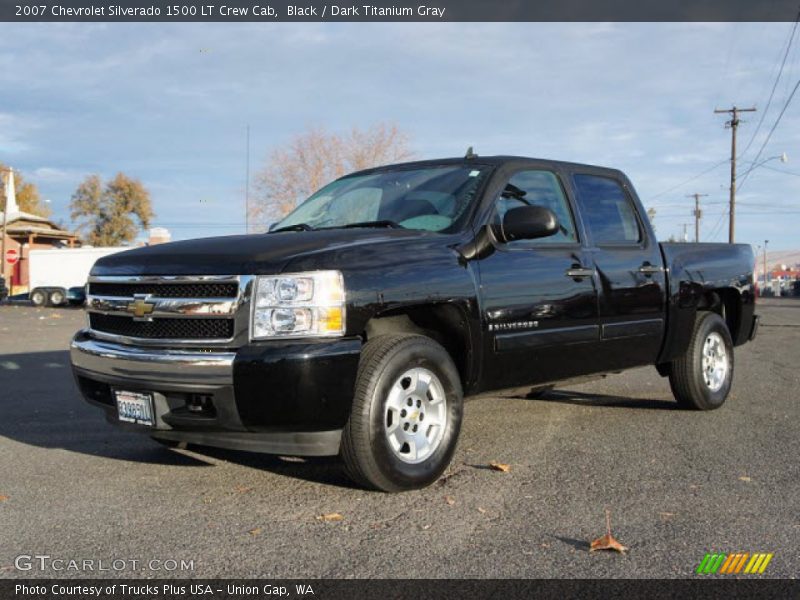 Black / Dark Titanium Gray 2007 Chevrolet Silverado 1500 LT Crew Cab