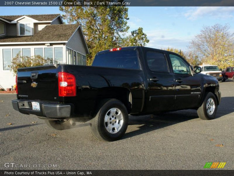 Black / Dark Titanium Gray 2007 Chevrolet Silverado 1500 LT Crew Cab