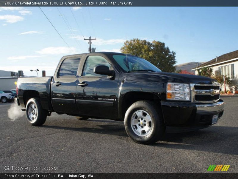 Black / Dark Titanium Gray 2007 Chevrolet Silverado 1500 LT Crew Cab