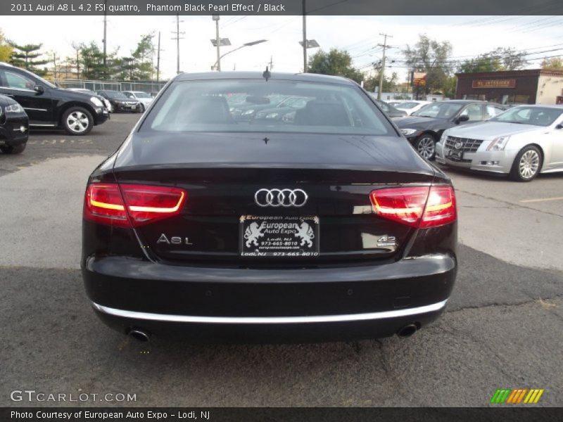 Phantom Black Pearl Effect / Black 2011 Audi A8 L 4.2 FSI quattro