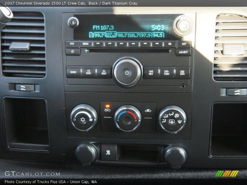 Black / Dark Titanium Gray 2007 Chevrolet Silverado 1500 LT Crew Cab
