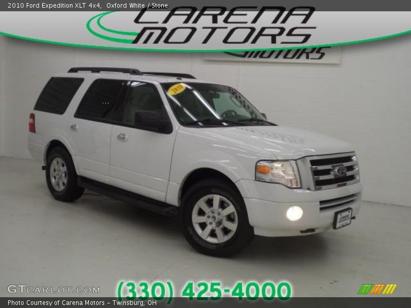 Oxford White / Stone 2010 Ford Expedition XLT 4x4