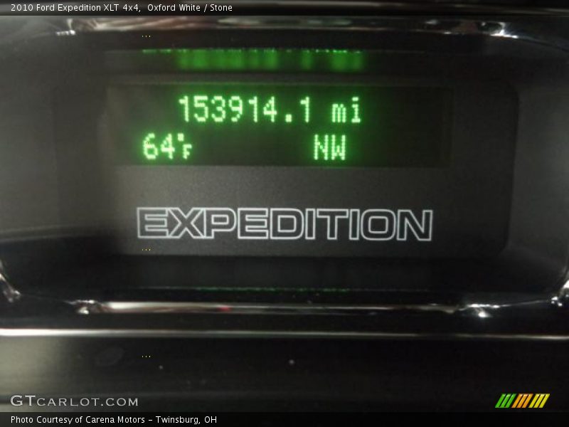 Oxford White / Stone 2010 Ford Expedition XLT 4x4