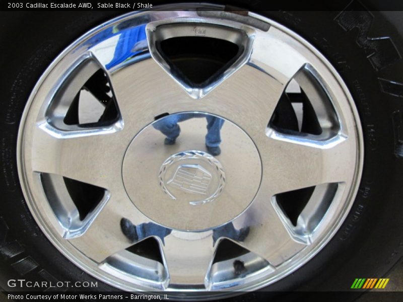 Sable Black / Shale 2003 Cadillac Escalade AWD