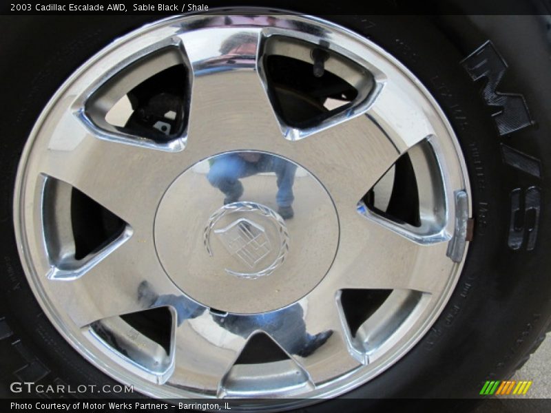 Sable Black / Shale 2003 Cadillac Escalade AWD