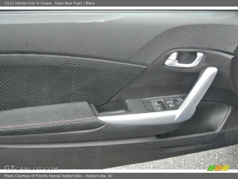 Dyno Blue Pearl / Black 2012 Honda Civic Si Coupe