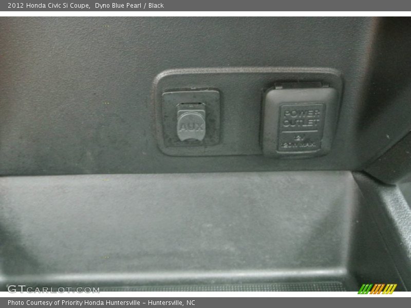 Dyno Blue Pearl / Black 2012 Honda Civic Si Coupe