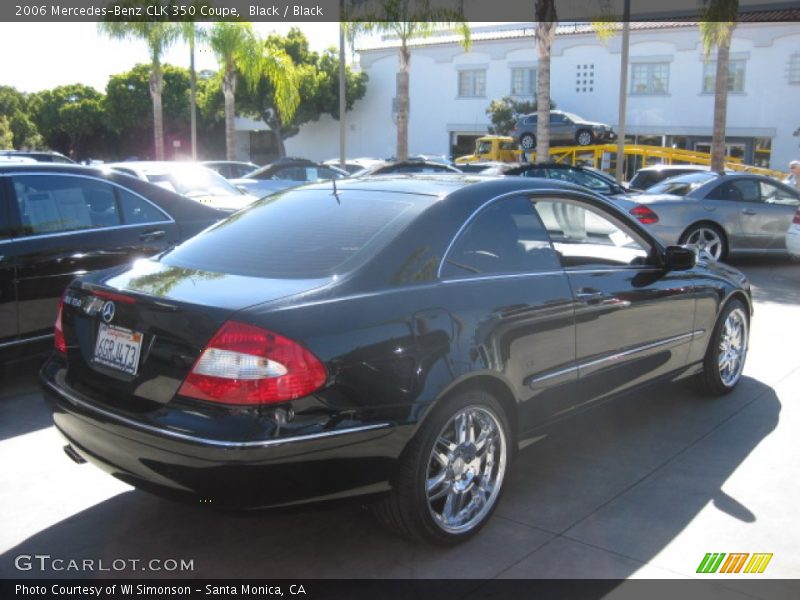 Black / Black 2006 Mercedes-Benz CLK 350 Coupe