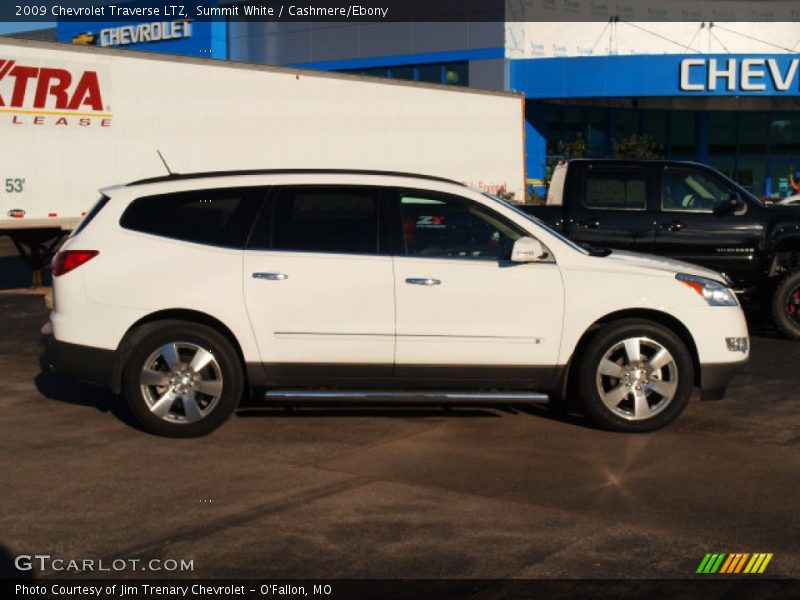 Summit White / Cashmere/Ebony 2009 Chevrolet Traverse LTZ