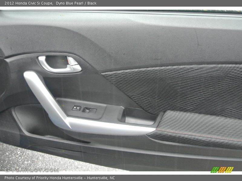 Dyno Blue Pearl / Black 2012 Honda Civic Si Coupe