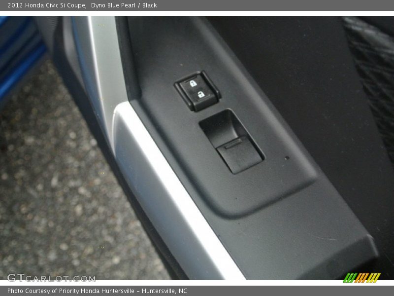 Dyno Blue Pearl / Black 2012 Honda Civic Si Coupe