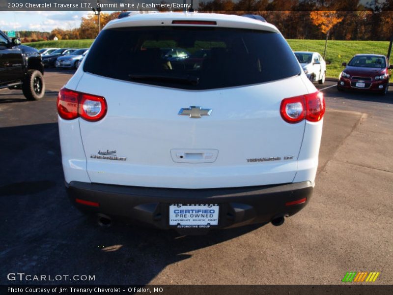 Summit White / Cashmere/Ebony 2009 Chevrolet Traverse LTZ