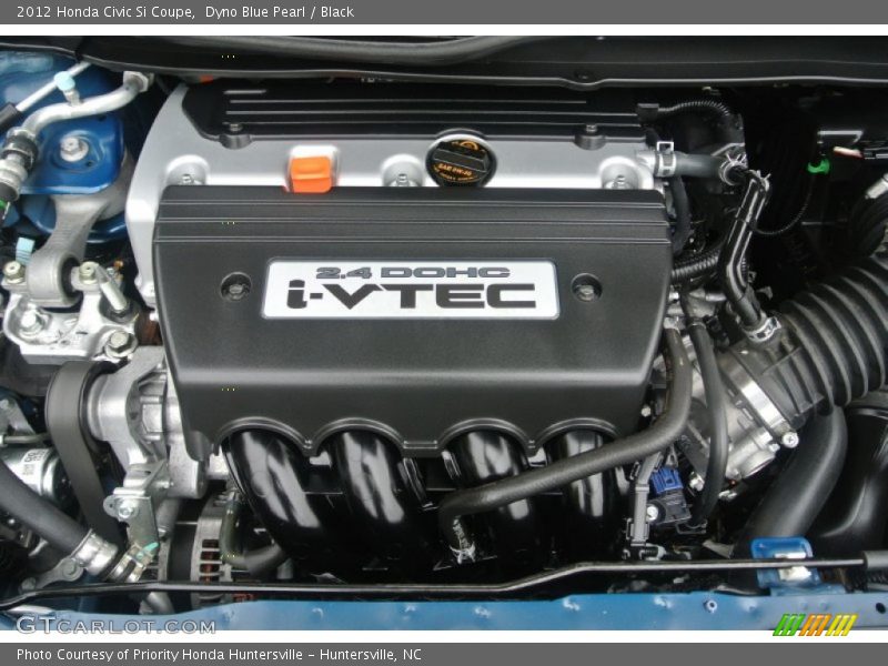 Dyno Blue Pearl / Black 2012 Honda Civic Si Coupe