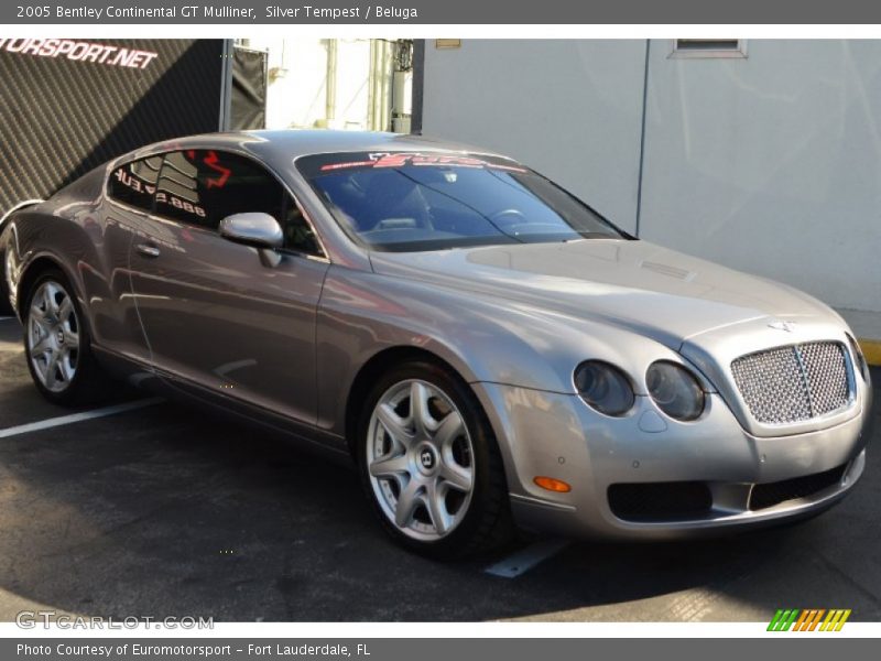 Silver Tempest / Beluga 2005 Bentley Continental GT Mulliner