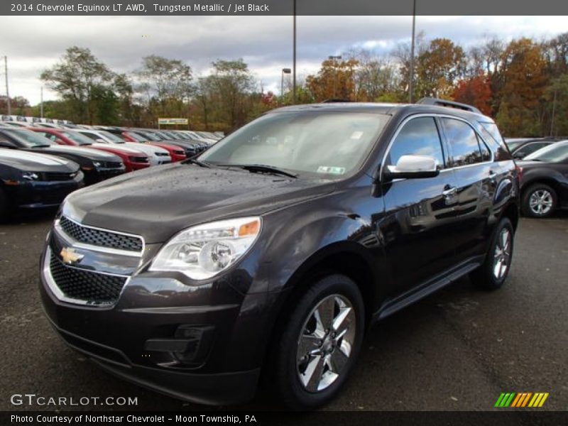 Tungsten Metallic / Jet Black 2014 Chevrolet Equinox LT AWD