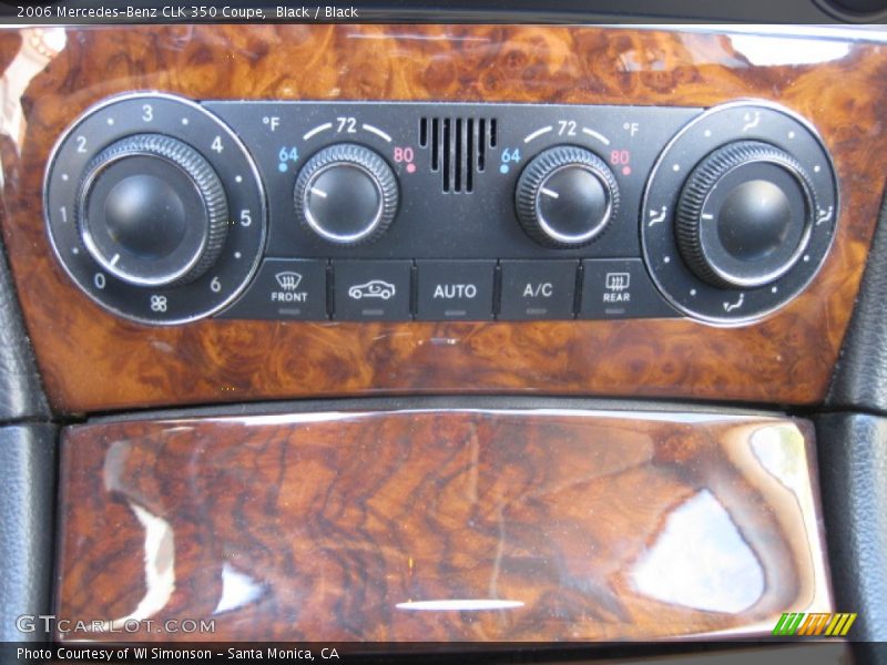 Black / Black 2006 Mercedes-Benz CLK 350 Coupe