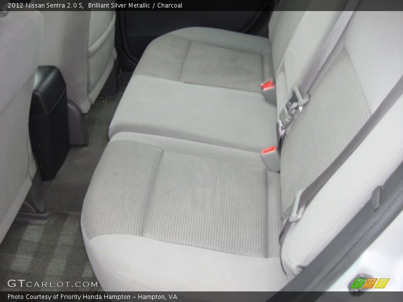 Brilliant Silver Metallic / Charcoal 2012 Nissan Sentra 2.0 S