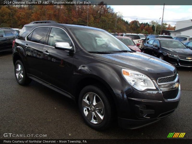 Tungsten Metallic / Jet Black 2014 Chevrolet Equinox LT AWD