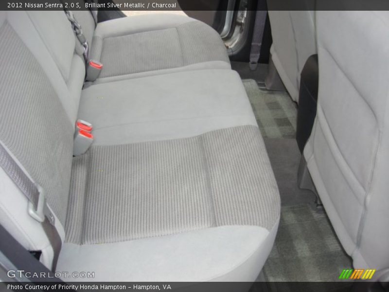 Brilliant Silver Metallic / Charcoal 2012 Nissan Sentra 2.0 S