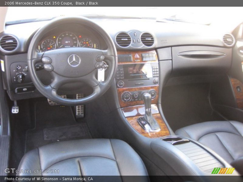 Black / Black 2006 Mercedes-Benz CLK 350 Coupe