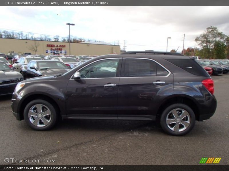Tungsten Metallic / Jet Black 2014 Chevrolet Equinox LT AWD
