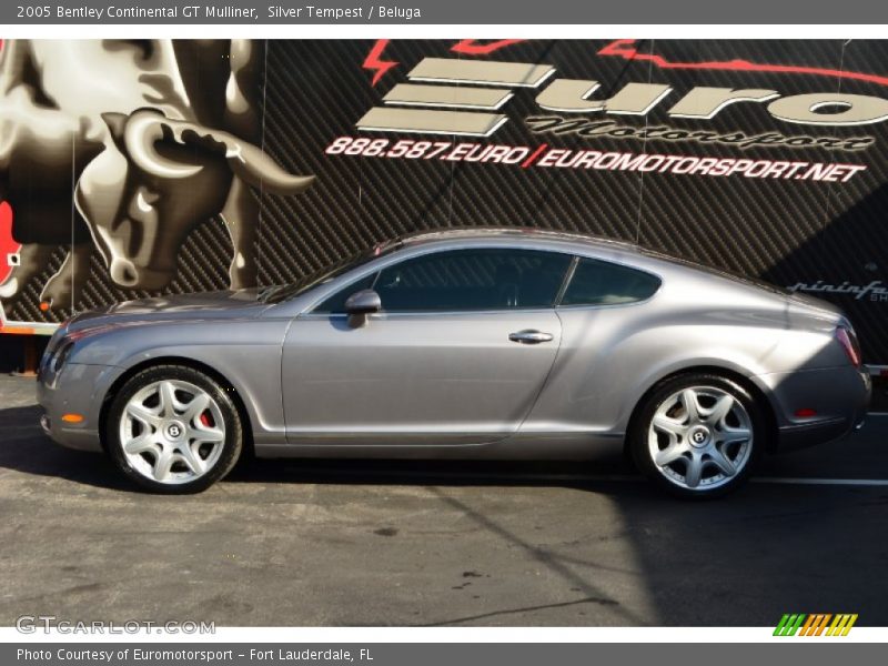 Silver Tempest / Beluga 2005 Bentley Continental GT Mulliner