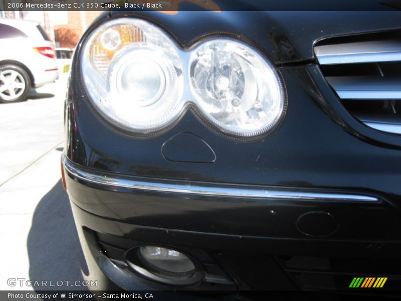 Black / Black 2006 Mercedes-Benz CLK 350 Coupe
