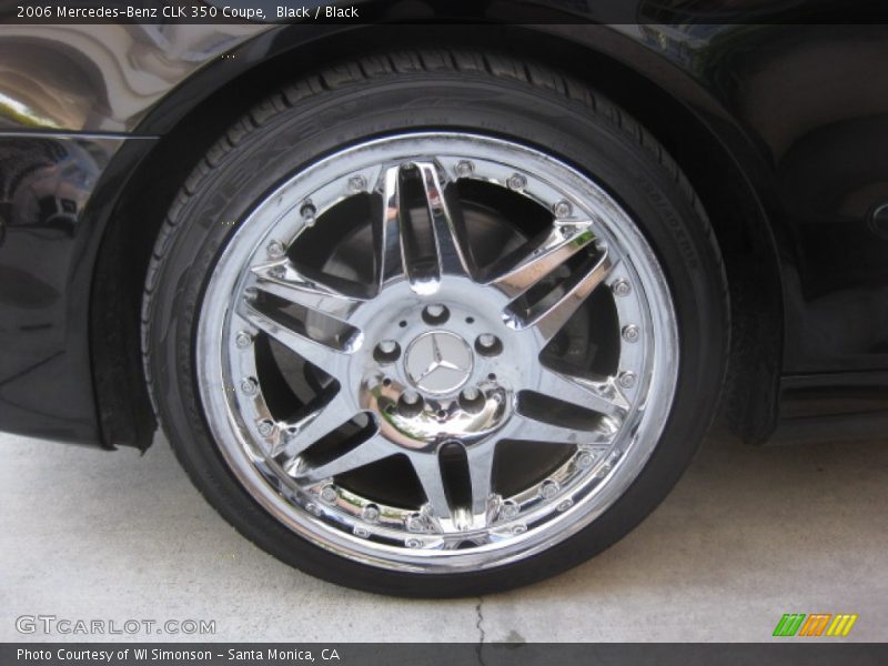 Black / Black 2006 Mercedes-Benz CLK 350 Coupe