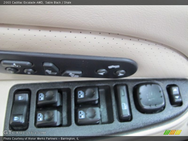 Sable Black / Shale 2003 Cadillac Escalade AWD