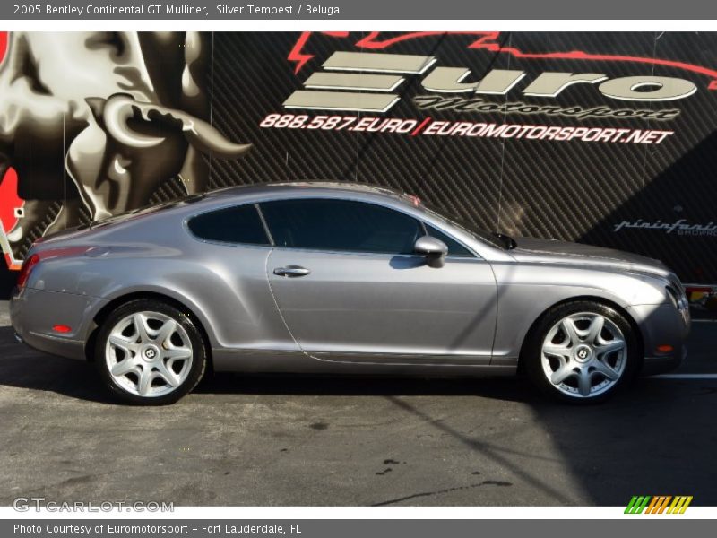 Silver Tempest / Beluga 2005 Bentley Continental GT Mulliner