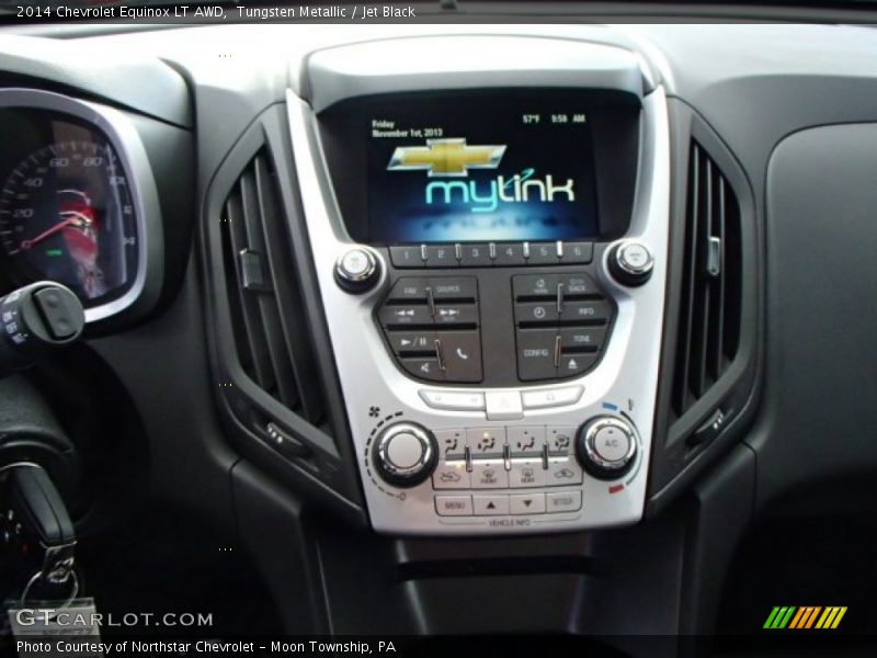 Tungsten Metallic / Jet Black 2014 Chevrolet Equinox LT AWD