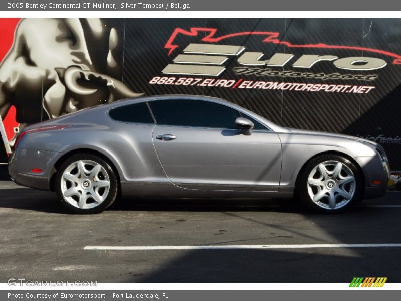 Silver Tempest / Beluga 2005 Bentley Continental GT Mulliner