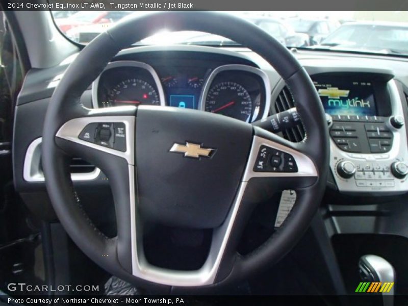 Tungsten Metallic / Jet Black 2014 Chevrolet Equinox LT AWD