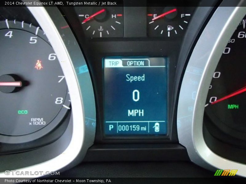 Tungsten Metallic / Jet Black 2014 Chevrolet Equinox LT AWD